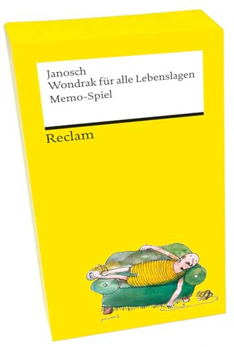 Janosch: 'Wondrak für alle Lebenslagen'. Memo-Spiel: Mit 48 hochwertigen Karten mit humorvollen Illustrationen und Ratschlägen von Janosch in einer stabilen Schachtel, von 14 bis 99 Jahren