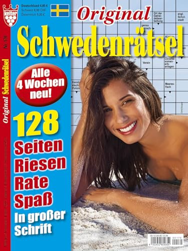 ORIGINAL SCHWEDENRÄTSEL NR. 170 VDZ24526 : kniffelige Kreuzworträtsel aus dem KELTER VERLAG