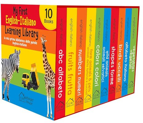 My First English-Italian Learning Library (la mia prima biblioteca delle parole Inglese-Italiano) : (Italian Edition)
