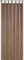 Elbersdrucke blickdichte Gardine Schlaufenschal FD Tiziano 06 braun 245 x 140 cm Vorhang mit Schlaufen für Wohnzimmer Schlafzimmer Flur 156947