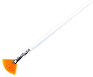 Appearus Taklon Fan Mask Brush Acid Applicator for Glycolic Lactic Skin Peel/Masques (Small) by Appearus