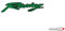 Puig 4040 V Aufkleber Racing, 10 Stück, grün