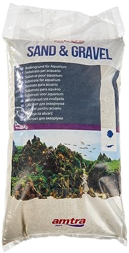 Amtra Ivory White Quartz - Feinster weißer Quarz-Aquariensand, für Süß- oder Salzwasser, Körnung 0.1-0.7 mm, Menge 10 kg