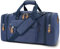 Erweiterbar Canvas Reisetasche Herren 50L / 40L, Weekender Damen Groß, Sporttasche für männer, Duffle Reisen Übernachtung Taschen, Dunkelblau