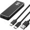 Geekria Amplificador de auriculares portátil con adaptador DAC, USB-A a Tipo-C/USB-C a USB-C / 3.5mm Jack de estéreo hembra para Android, Windows, Smartphone, PC, portátil (384K/32-Bit)