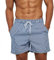 Aisprts Badeshorts Herren Atmungsaktive Schnell Trocknende Badehose mit 3 Taschen Schwimmhose Herren mit Mesh-Futter und Verstellbarem Kordelzug