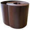 MultiMix24 Sichtschutzstreifen für Doppelstabmatten Zaun - Braun - 19cm x 20,4m - Sichtschutz Zaun - Sichtschutzmatte Zaunfolie für Garten Doppelstabmattenzaun Gartenzaun Zaun Bauzaun Gitterzaun