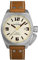 TW Steel Swiss Canteen Herren 42mm Quarzuhr mit 3-Zeiger-Uhrwerk und braunem Lederarmband