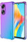 Topme Funda para Teléfono para OPPO A98 5G (6.7 Inches), Funda para Teléfono Móvil con Gradiente de Color Transparente de Silicona Suave de TPU - Azul PúRpura