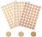 Schraubenlochaufkleber selbstklebend 162 Stück 3 Blatt, 21 mm mit Holzstruktur, hässliche Schraubenloch-Abdeckungsaufkleber für Schraubkappen, Abdeckung, Holz, Kleiderschrank, Möbel(Eiche-hell)