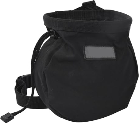 Topyond Klettern Chalkbag, Magnesiabeutel Chalk Tasche mit Einstellbar Gürtel Karabinerclip Kordelzug Chalk Bag Boulderbag Pulver Tasche, Chalkbag für Klettern Gewichtheben Gymnastik