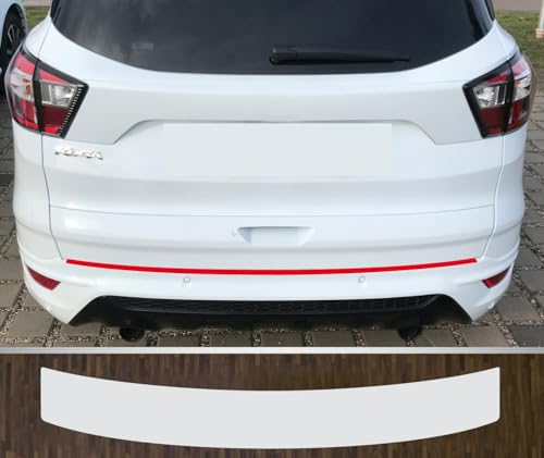 kompatibel mit Ford Kuga 2016-2019 passgenaue Lackschutzfolie Ladekantenschutz transparent