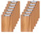 GUOKOFF 12 Pièces En Bois Porte-bloc A5 avec Pince, Clipboard A5, Porte Bloc A5 Avec Pince, Planchettes à Pince pour Papier d'écriture Memo des Dossiers, Porte Document A5 Avec Clip