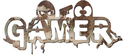 codiarts. XXL GAMER Wanddekor 3D-Panel | Lasergeschnitten | Designs WOT FN COD GRAFITTI METAL HOLZ (LARGE, IRON)