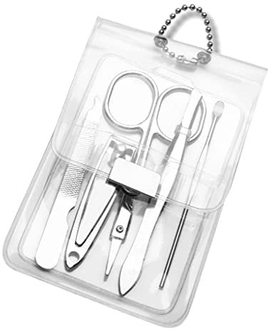5 Pcs Nail Care Cutter Clear Manicure Bag Manicure Pedicure Set Nail Nail Cutters For Nail Tips Nail Care Kit For Women Travel