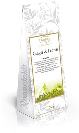 Ronnefeldt - Ginger & Lemon - Kräutertee - 75g, Menge:6 Stück