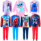 Characters Cartoons - Bambina Bambino - Pigiama in Pile o Caldo Cotone 2 pz Maglia e Pantalone [20120 Lilla - 3 Anni]