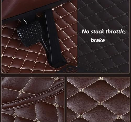 Autofussmatte Für Mercedes Für Benz W212 E Klasse 2009 2010 2011 2012 2013 Jahre Auto Fußmatten Auto Innen Zubehör Teppich Auto Fußmatten Set(Schwarzbeige)