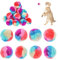 Bremorou 30 Stück Filzbälle Katzen Kleine Plüschbälle Regenbogen Katzenspielzeug Bälle Katzenbälle, Spielball Katzen, Bunt Katzenball, Weiche Katze Bälle, Interaktives für Haustierkatzen