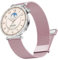DEALELE Cinturini compatibili con Samsung Galaxy Watch 7 / FE / 6/6 Classic / 5/5 Pro / 4/4 Classic / 3 41 mm, 20 mm in acciaio inox metallo magnetico cinturino per Huawei GT3 42 mm donne uomini, rosa