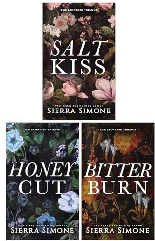 The Lyonesse Trilogy by Sierra Simone 3 Books Collection Set (Salt Kiss, Honey Cut & Bitter Burn)
