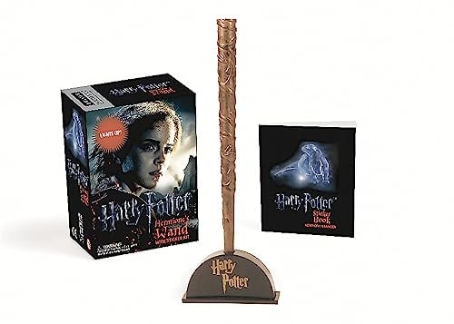 Running Press Harry Potter Hermione's Wand with Sticker Kit: Lights Up!