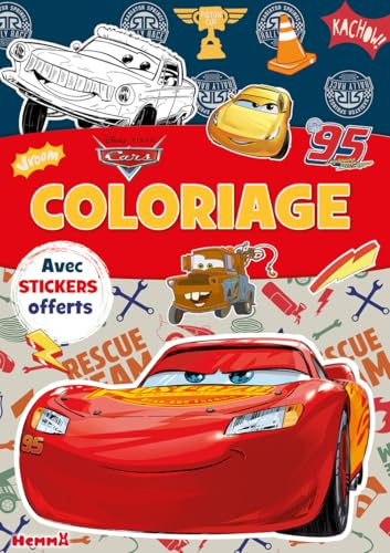 Disney Pixar Cars - Coloriage avec stickers (Flash) - offerts: Avec stickers offerts