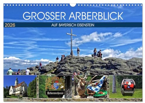 Grosser Arberblick auf Bayerisch Eisenstein (Wandkalender 2026 DIN A3 quer), CALVENDO Monatskalender: Sehnsuchtsorte im Bayerischen Wald (CALVENDO Orte)