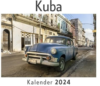 Kuba (Wandkalender 2024, Kalender DIN A4 quer, Monatskalender im Querformat mit Kalendarium, Das perfekte Geschenk)