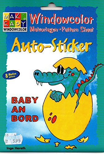 Windowcolor. Auto- Sticker. Malvorlagen. Pattern Sheet