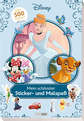 Disney: Mein schönster Sticker- und Malspaß: Sticker- und Malblock