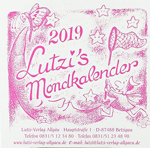 Lutzis Mondkalender rund 2019