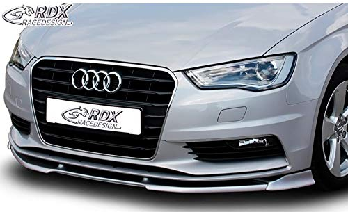 RDX Racedesign Frontspoiler VARIO-X A3 8V, 8VA Sportback, 8VS Limousine, 8V7 Cabrio Frontlippe Front Ansatz Vorne Spoilerlippe, RDFAVX30061, Schwarz