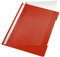 Leitz 41910020 Hefter Standard, A4, langes Beschriftungsfeld, PVC, hellrot