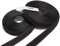 Purovi Adesivo Forte - Nastro Biadesivo a Strappo con Striscia in Feltro - Per Zanzariere, Tessuti, Ganci e Tende e Finestre - 10 m x 20 mm