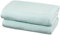 Amazon Basics - Handtuch-Set, schnelltrocknend, 2 Badetücher - Eisblau, 100% Baumwolle