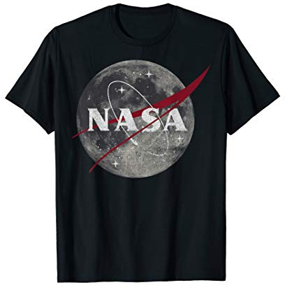 NASA Moon Space Logo T-Shirt