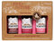 Warner's Pink by Nature Pink Gin Gift Set - 3x 5cl Mini Bottles of Natural Berry Flavoured Floral Alcohol Drinks: Sloe, Raspberry, Rhubarb - Pink Gin Alcohol Miniatures Gifts for Women/Gifts for Men