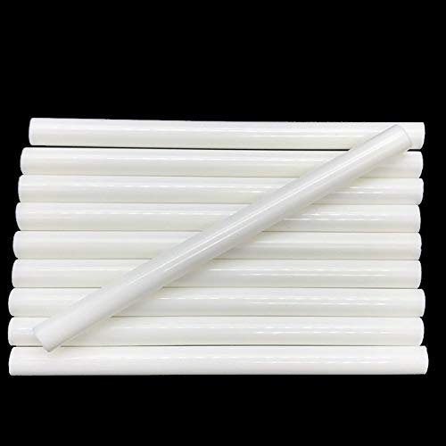 W-L Stick Colla A Caldo Sticks Colore Bianco 7MM Colla Calda della Fusione for Electric Glue Gun Car Audio Craft Riparazione Sticks Adesivo Tenuta Cera Stick 10 Pezzi
