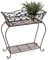 DanDiBo Blumenständer mit Korb Blumenkasten Braun 75 cm 93980 L Pflanzenkasten Modern Pflanzenständer Pflanzenregal