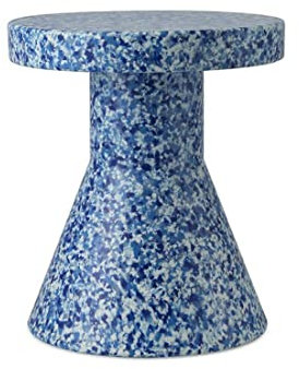 Normann Copenhagen Bit Hocker aus 100% Post-Industrielles Polyethylen mit niedriger Dichte in der Farbe Cone Blau, Maße: 36cm x 36cm x 42cm, 605701