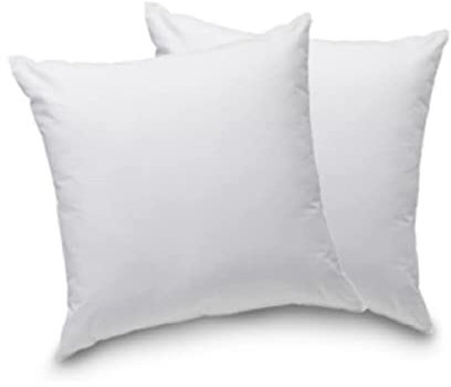 Blanrêve - Lot de 2 Oreillers Confort - Fibres synthétiques - Blanc - 60x60 cm, Polyester