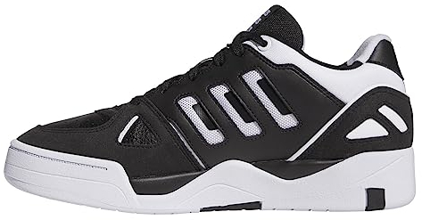 adidas Uomo Midcity Low Shoes, Core Black/Cloud White/Core Black, 44 2/3 EU