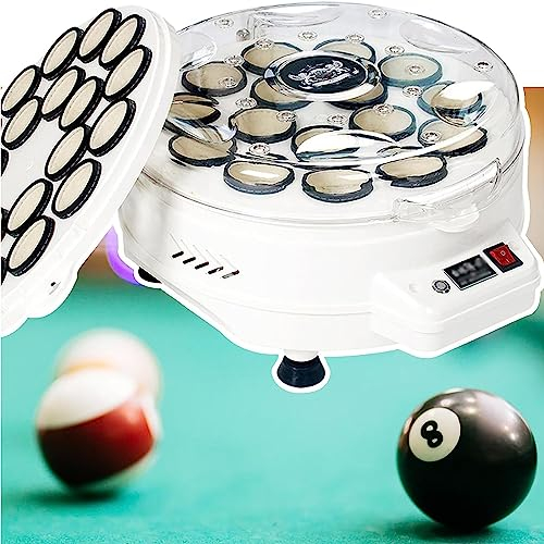 Vollautomatische Billardkugeln Waschen Elektronische Maschine Ball Clean Pool Oder Snooker Billardkugelreiniger Billardzubehör, 22-Ball