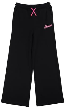 GUESS Pantaloni per Bambine e Ragazze Nero 10 Anni (140cm)