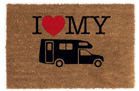 Reimo Fußmatte 50x25cm Kokosmatte Reisemobil Fußabtreter für Wohnmobile Camping Matte