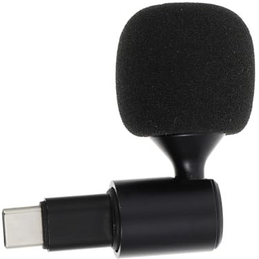 ifundom 2 Pièces Prise Micro Prise USB c Haut-Parleur Micro De Diffusion en Direct Mini-micros Micro USB c Prise USB Haut-Parleur Prises Intelligentes Métal Carte Son Microphone