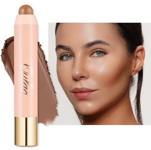 Oulac Contouring Viso Stick - Stick per Contouring e per Illuminare, Contouring in Crema, Tonalità Medium, Vegan, C3 Caramel