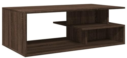 vidaXL Couchtisch Braun Eichen-Optik 102x55x35 cm Holzwerkstoff