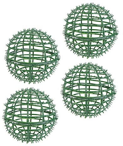 HOLIDYOYO Blumenarrangementhalter 4 Stück Kunststoff-stützkäfig Einzigartiger Formschnittrahmen Für Hochzeitsdekor Zuhause